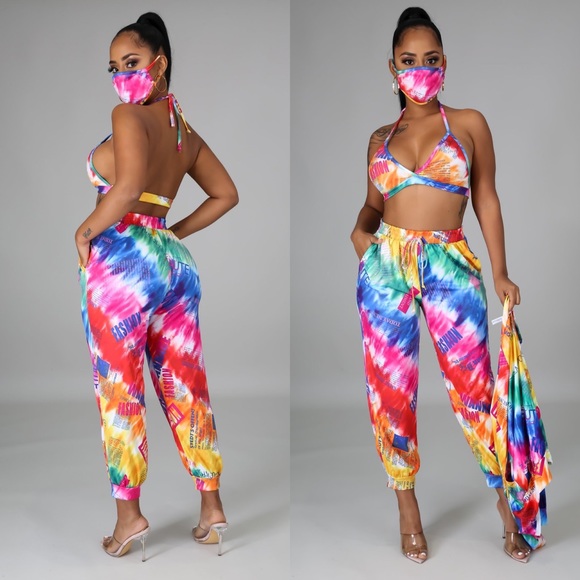 4pc Gorgeous Jogger Set (S-XL) - Picture 3 of 4